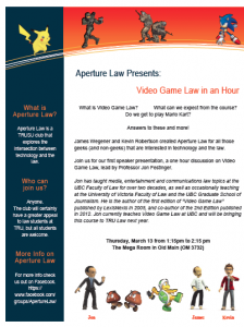 Video Game Law in an Hour
