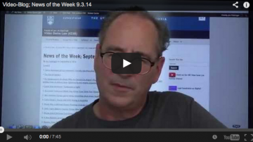 Video-Blog; News of the Week September 3, 2014