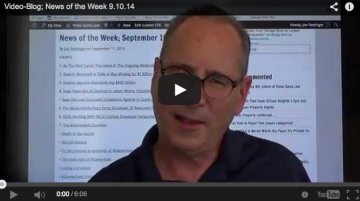 Video-Blog; News of the Week September 10, 2014