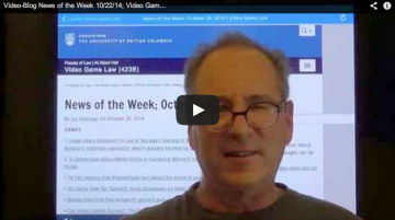 Video-Blog News of the Week; October 29, 2014