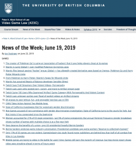 News of the Week; June 19, 2019