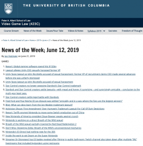 News of the Week; June 12, 2019