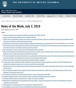 News of the Week; July 3, 2019
