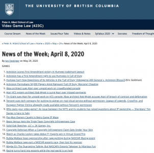 News of the Week; April 8, 2020