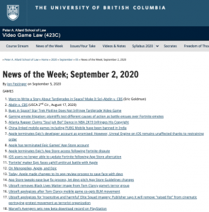 News of the Week; September 2, 2020