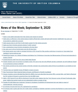 News of the Week; September 9, 2020