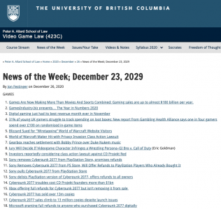 News of the Week; December 23, 2020