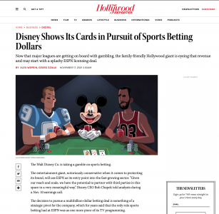 ESPN’s Wide World of Sports Gambling